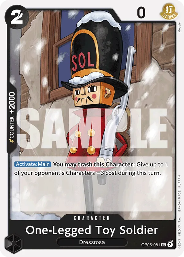Carta One-Legged Toy Soldier (OP05-081)