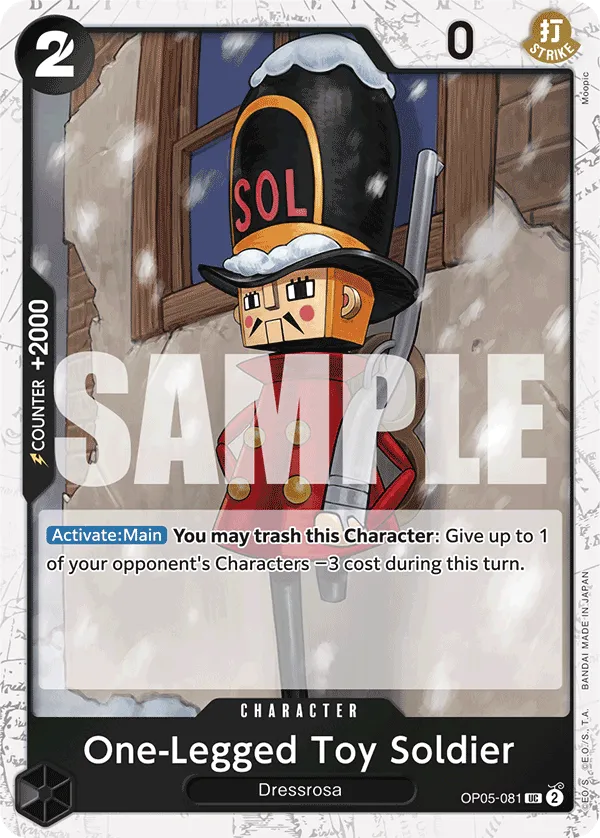 Carta One-Legged Toy Soldier (OP05-081)