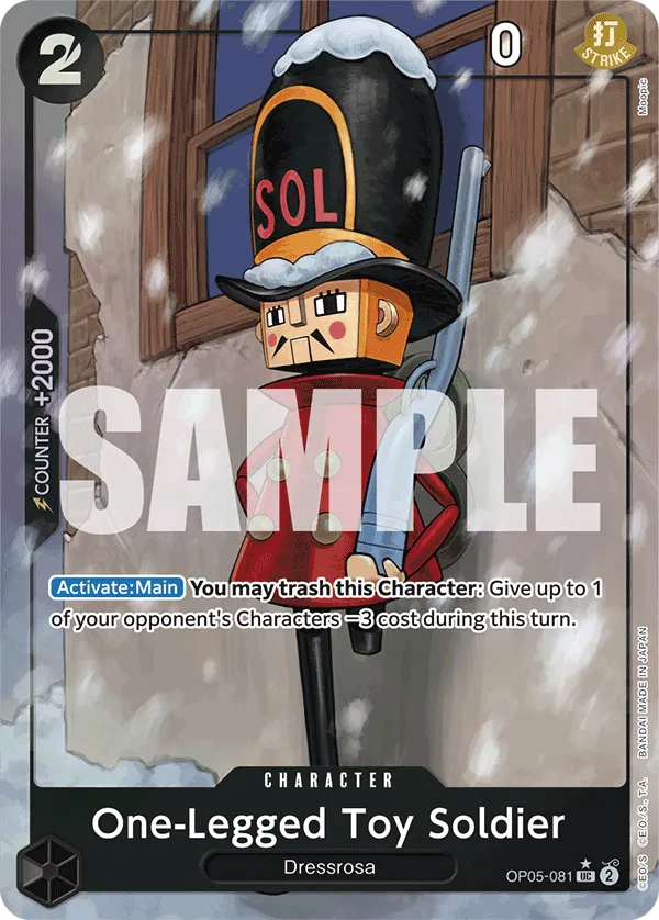 Carta One-Legged Toy Soldier (OP05-081)