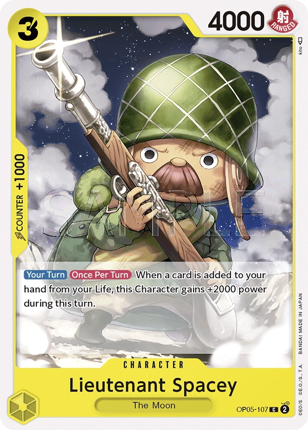 Carta Lieutenant Spacey (OP05-107)