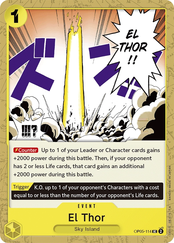 Carta El Thor (OP05-114)