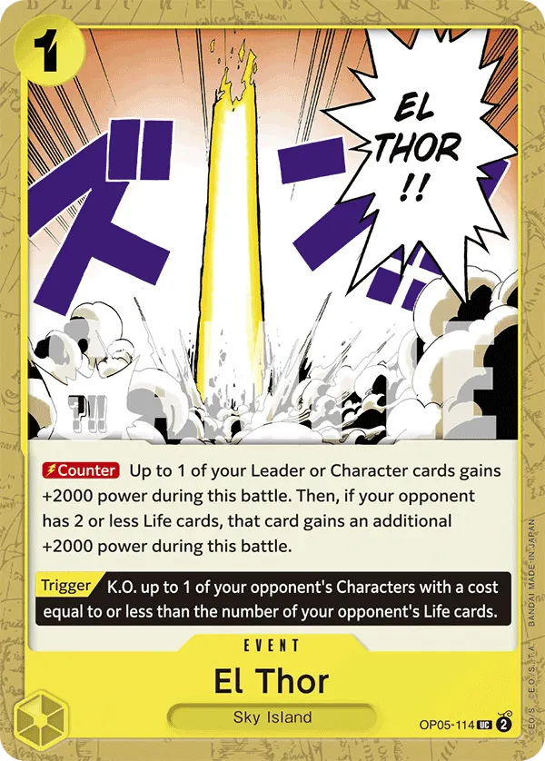 Carta El Thor (OP05-114)