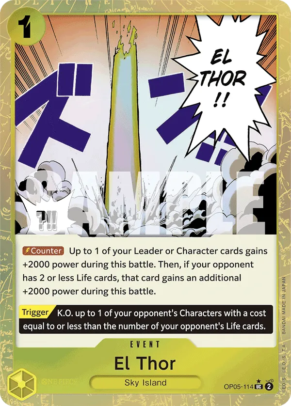 Carta El Thor (OP05-114)