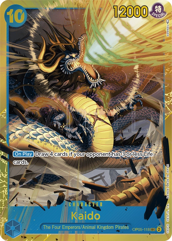 Carta Kaido (OP05-118)