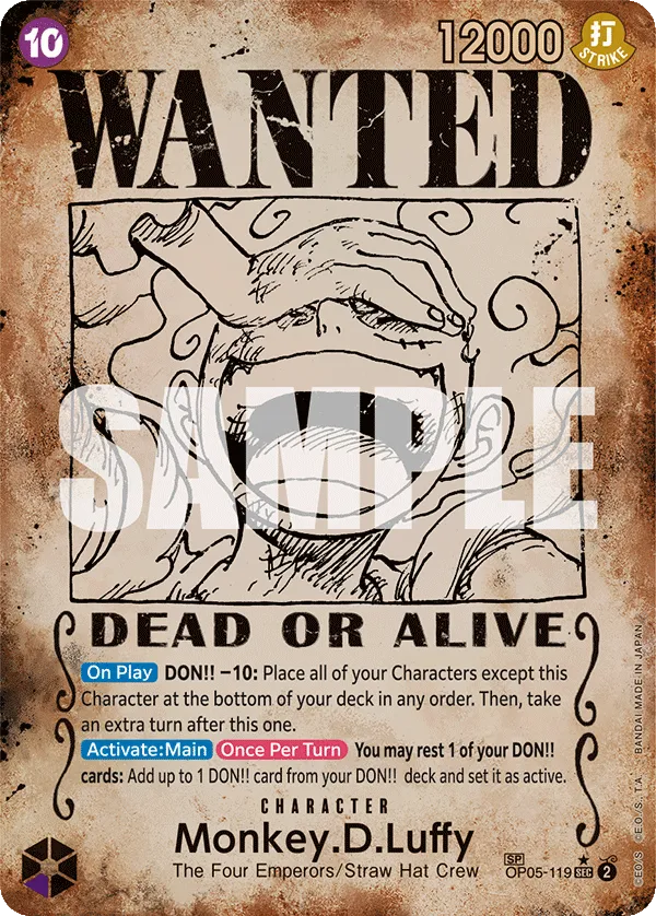 Carta Monkey.D.Luffy (OP05-119)