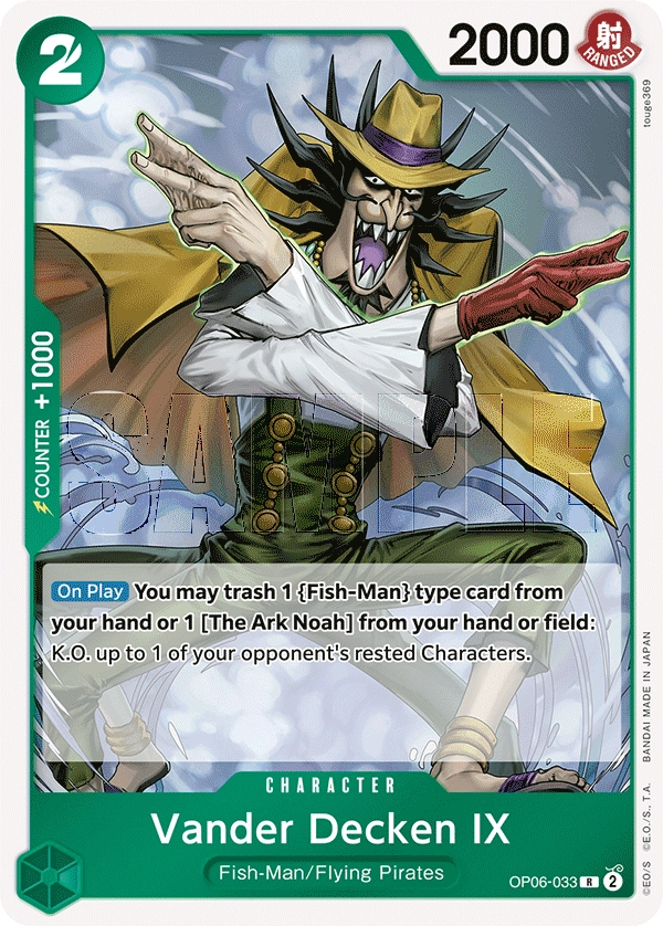 Carta Vander Decken IX (OP06-033)