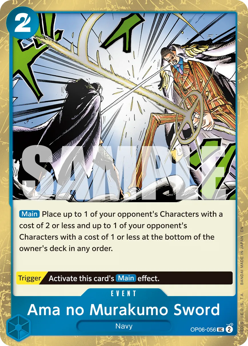 Carta Ama no Murakumo Sword (OP06-056)