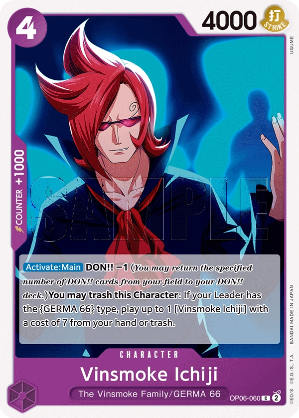 Carta Vinsmoke Ichiji (OP06-060)