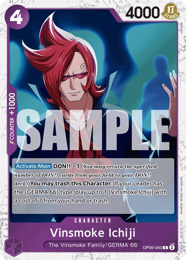Carta Vinsmoke Ichiji (OP06-060)
