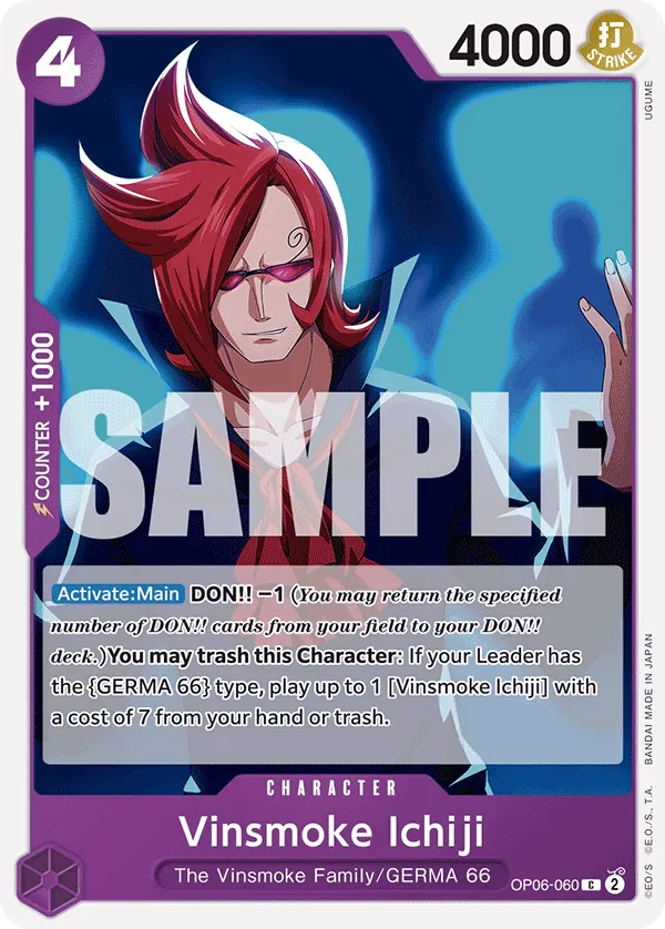Carta Vinsmoke Ichiji (OP06-060)