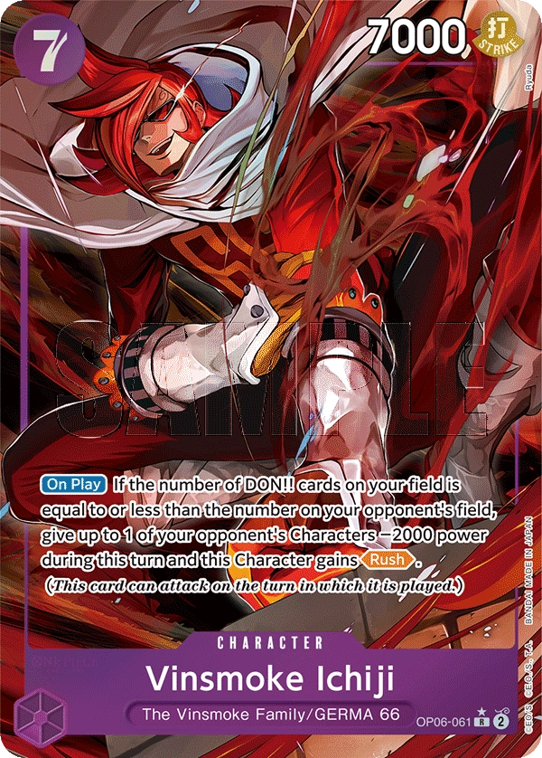 Carta Vinsmoke Ichiji (Parallel) (OP06-061)
