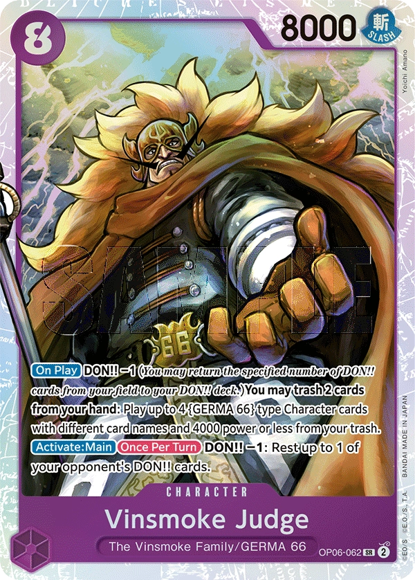 Carta Vinsmoke Judge (OP06-062)