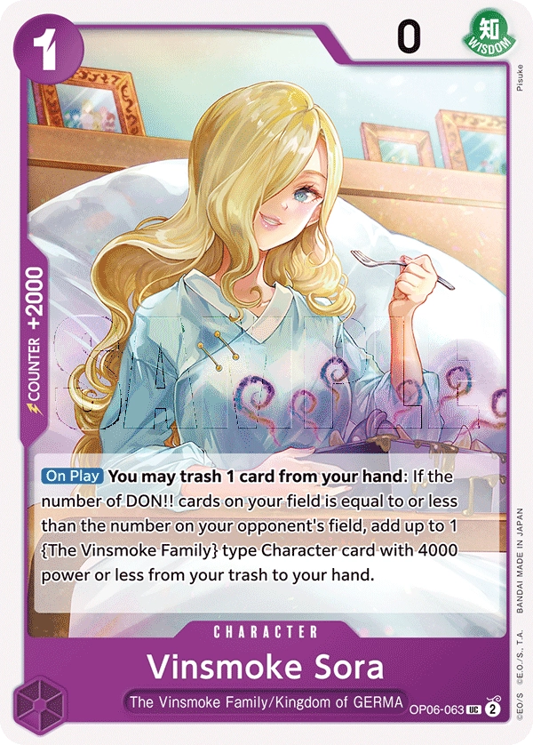 Carta Vinsmoke Sora (OP06-063)