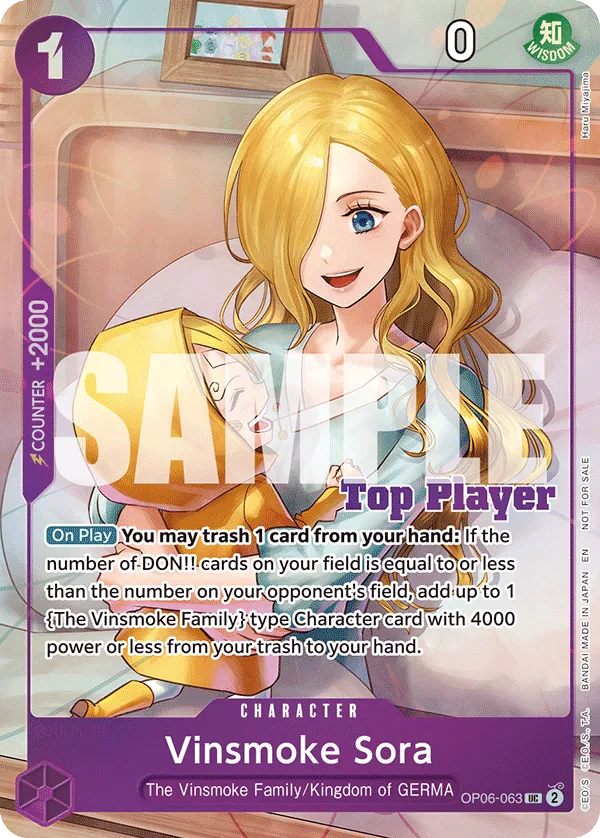Carta Vinsmoke Sora (OP06-063)