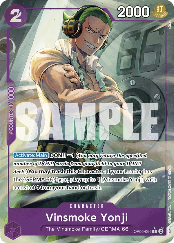 Carta Vinsmoke Yonji (OP06-066)