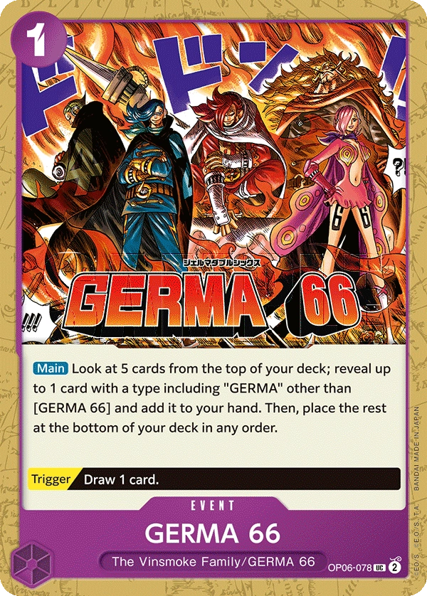 Carta GERMA 66 (OP06-078)