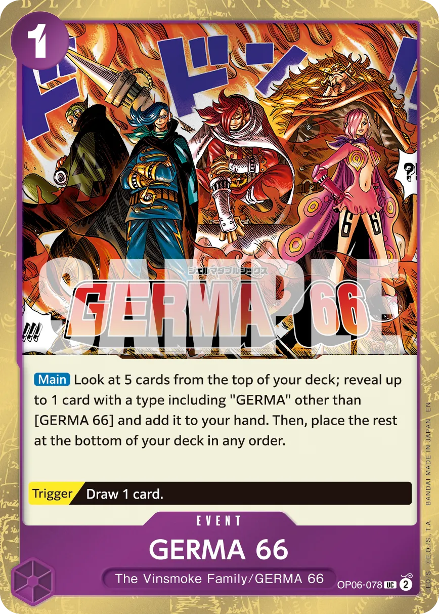 Carta GERMA 66 (OP06-078)