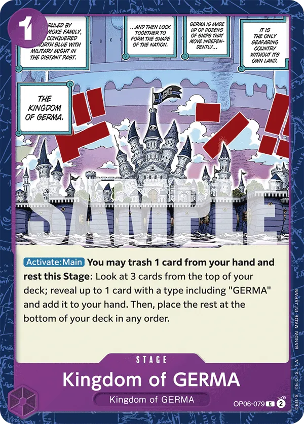 Carta Kingdom of GERMA (OP06-079)