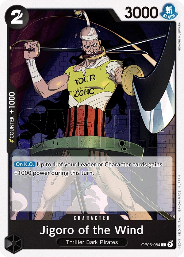 Carta Jigoro of the Wind (OP06-084)