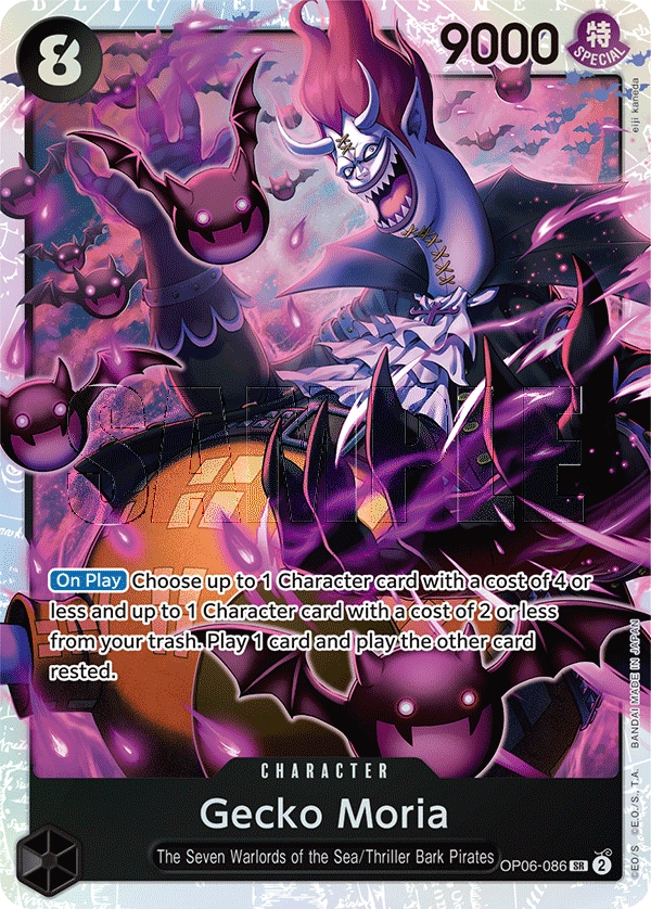 Carta Gecko Moria (OP06-086)