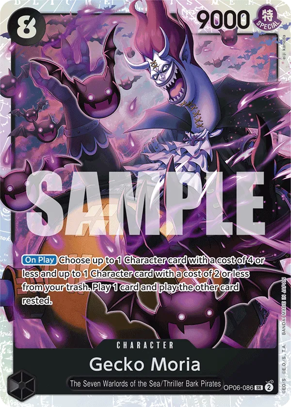Carta Gecko Moria (OP06-086)