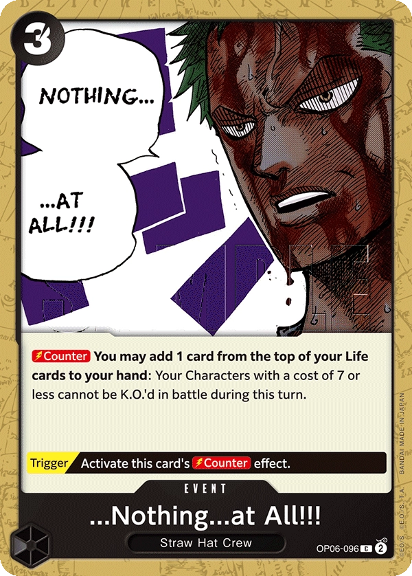 Carta ...Nothing...at All!!! (OP06-096)