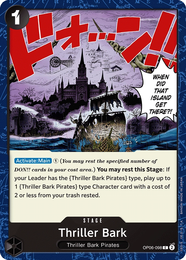 Carta Thriller Bark (OP06-098)
