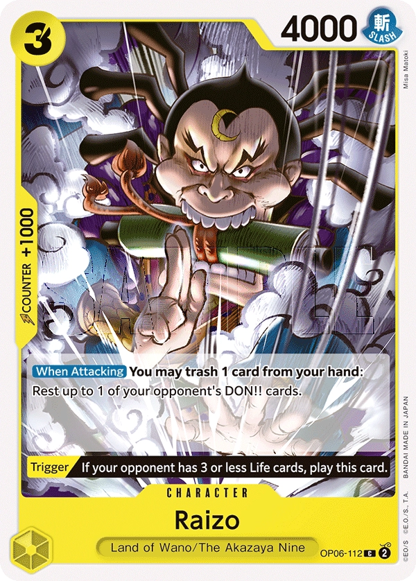 Carta Raizo (OP06-112)