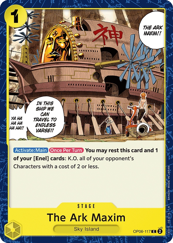 Carta The Ark Maxim (OP06-117)