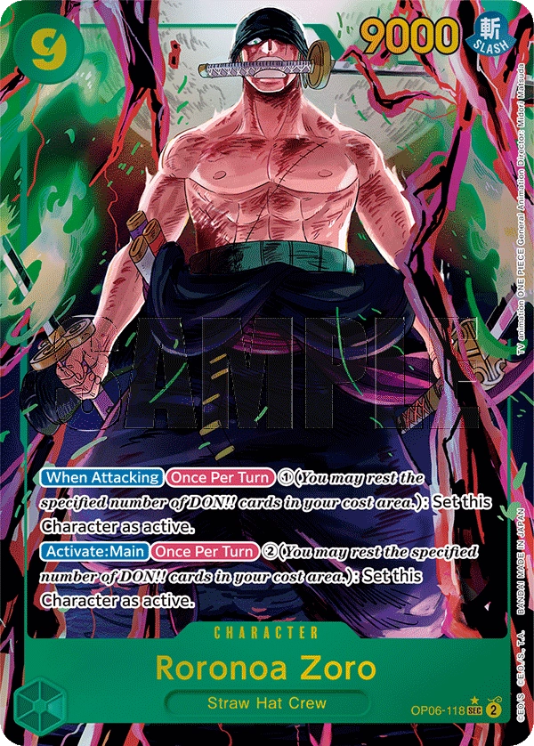 Carta Roronoa Zoro (Parallel) (OP06-118)