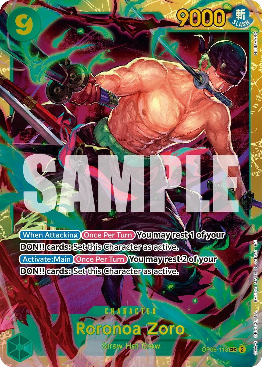Carta Roronoa Zoro (OP06-118)