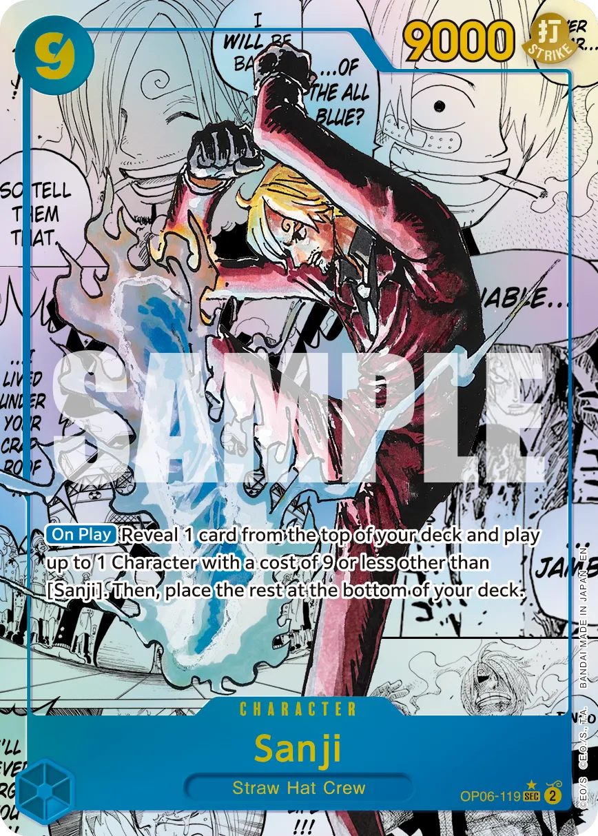 Carta Sanji (OP06-119)