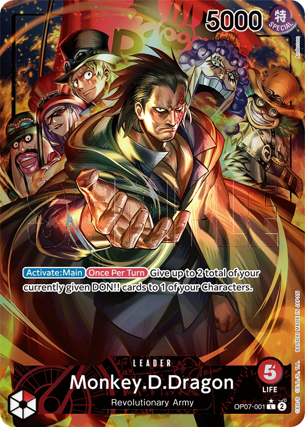 Carta Monkey.D.Dragon (OP07-001)
