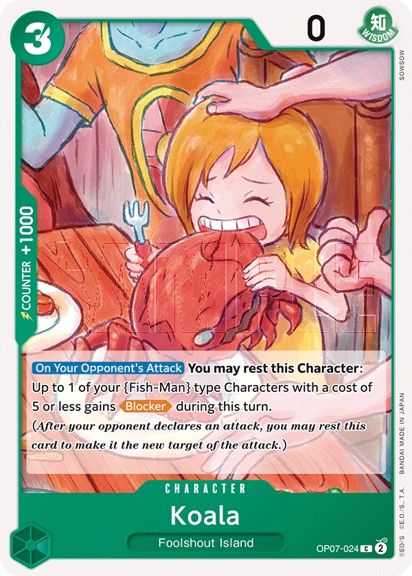 Carta Koala (OP07-024)