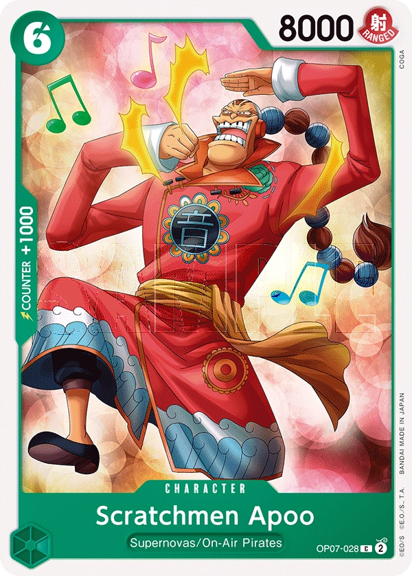 Carta Scratchmen Apoo (OP07-028)