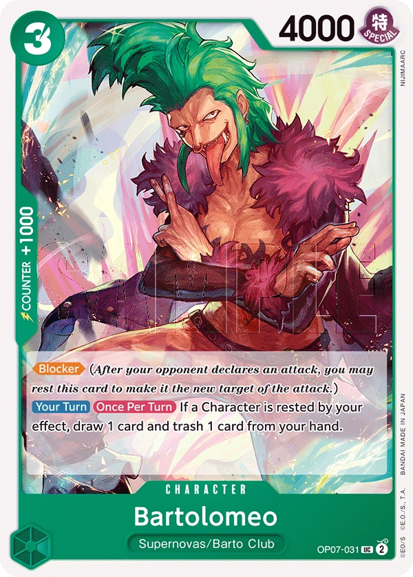 Carta Bartolomeo (OP07-031)