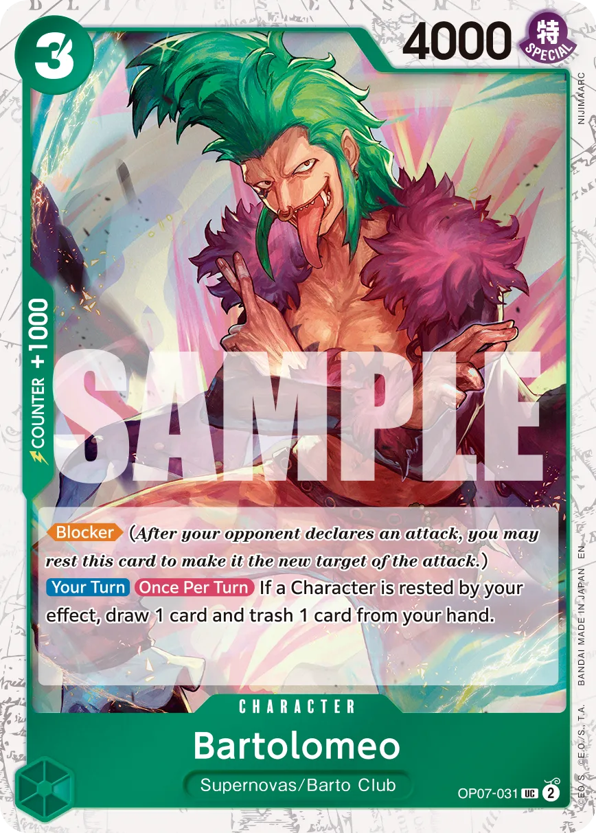Carta Bartolomeo (OP07-031)