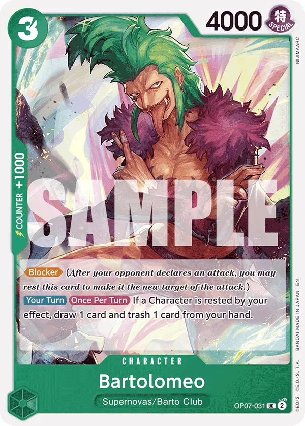 Carta Bartolomeo (OP07-031)