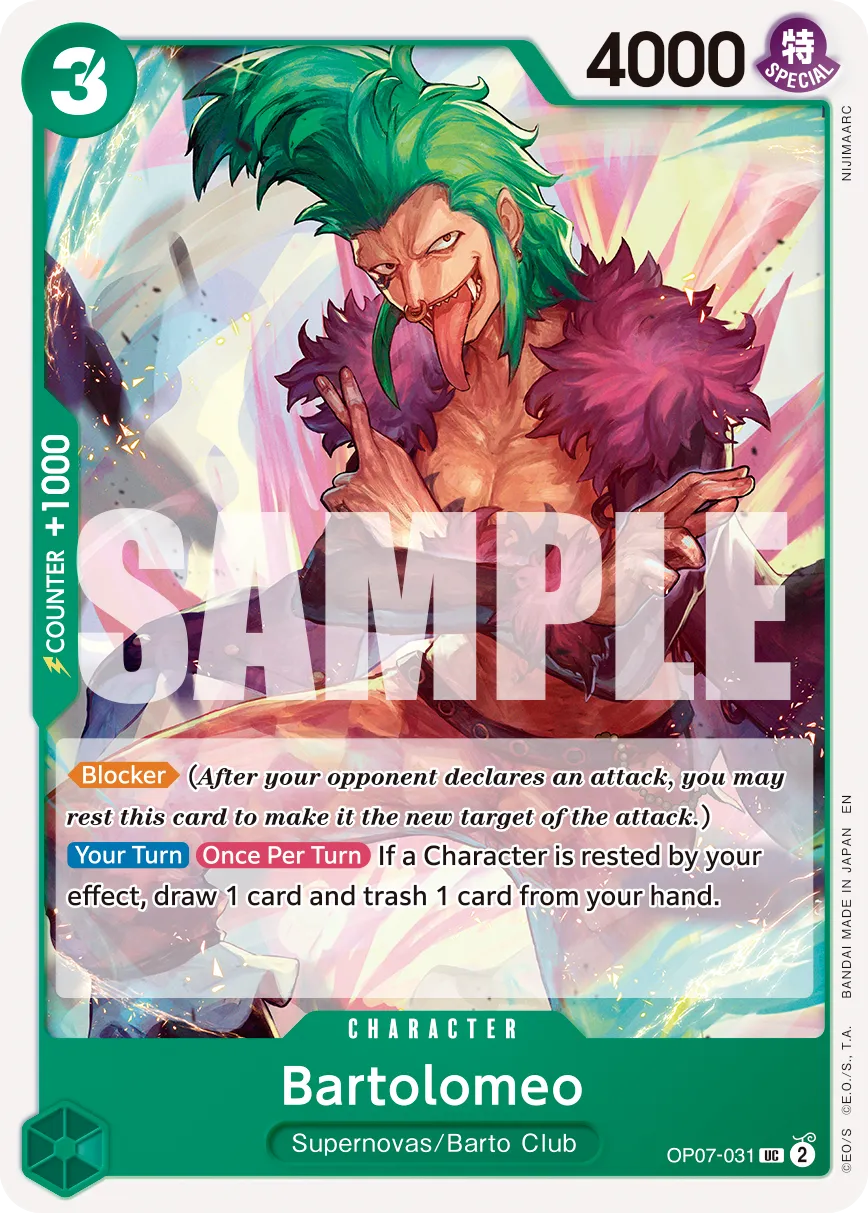 Carta Bartolomeo (OP07-031)