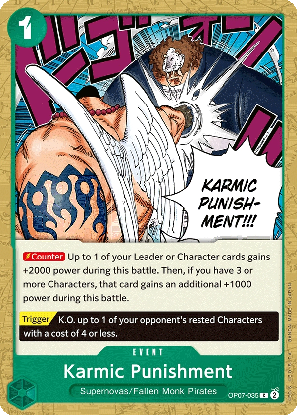 Carta Karmic Punishment (OP07-035)