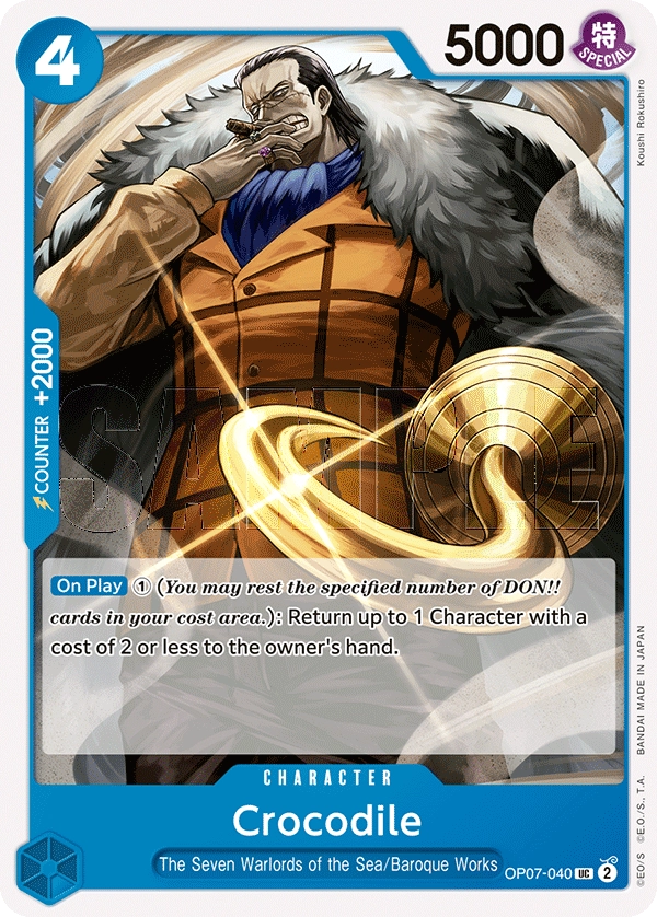 Carta Crocodile (OP07-040)
