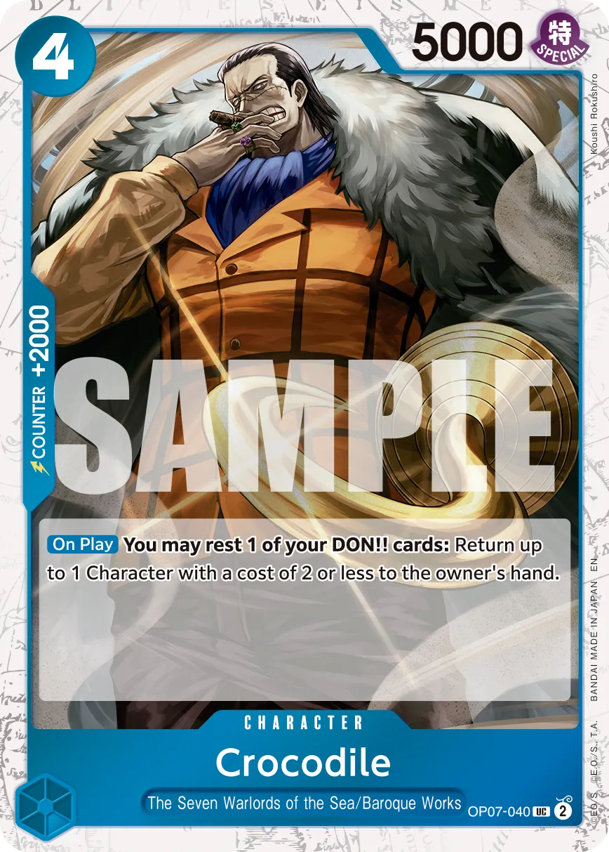 Carta Crocodile (OP07-040)