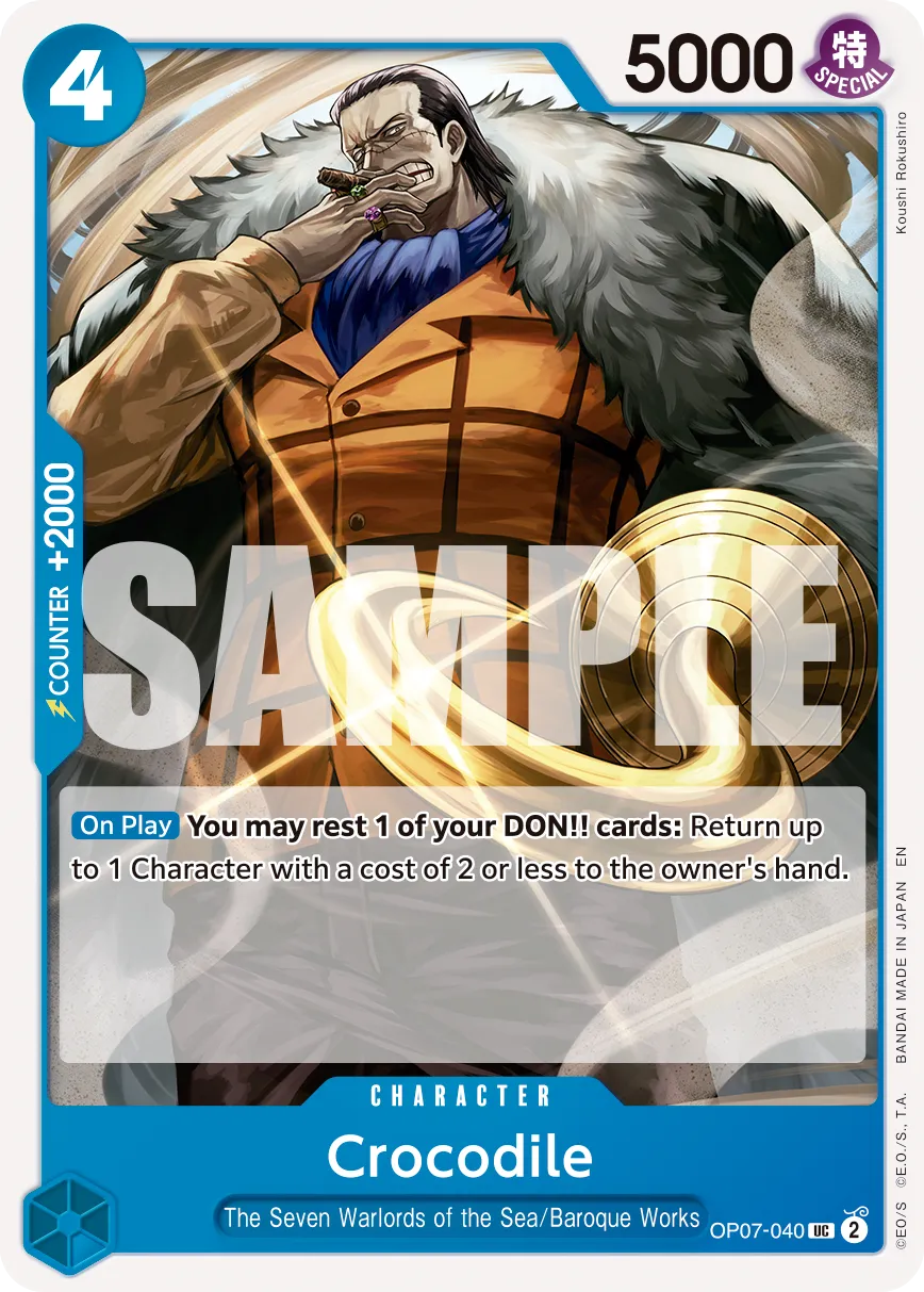 Carta Crocodile (OP07-040)