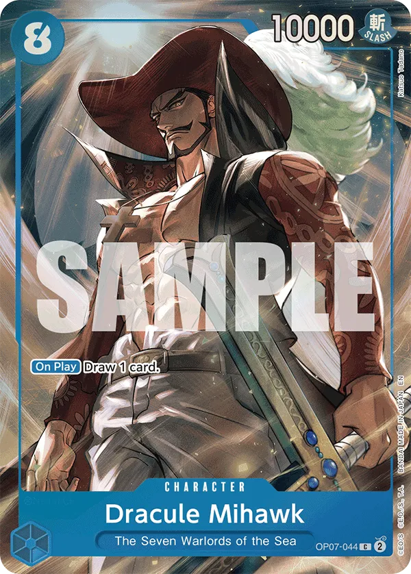 Carta Dracule Mihawk (OP07-044)