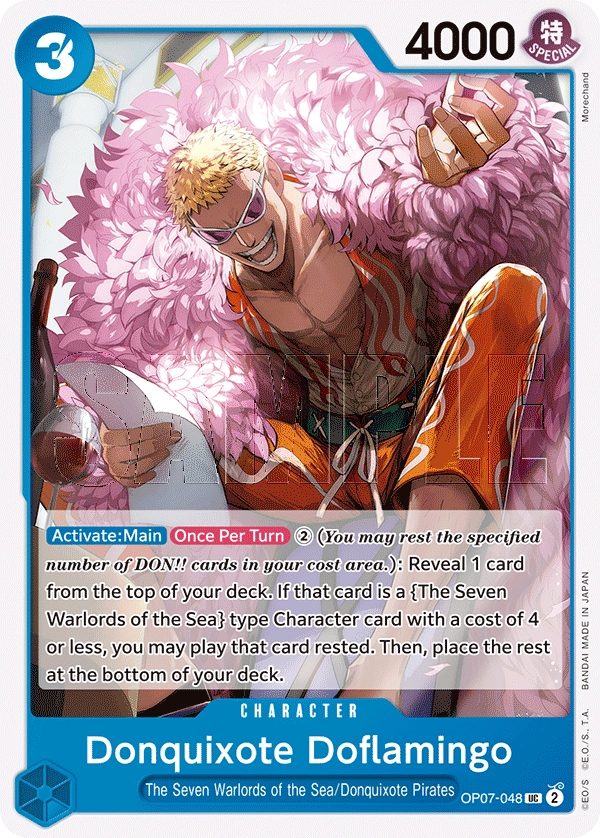 Carta Donquixote Doflamingo (OP07-048)