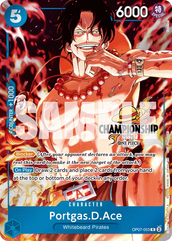 Carta Portgas.D.Ace (OP07-053)