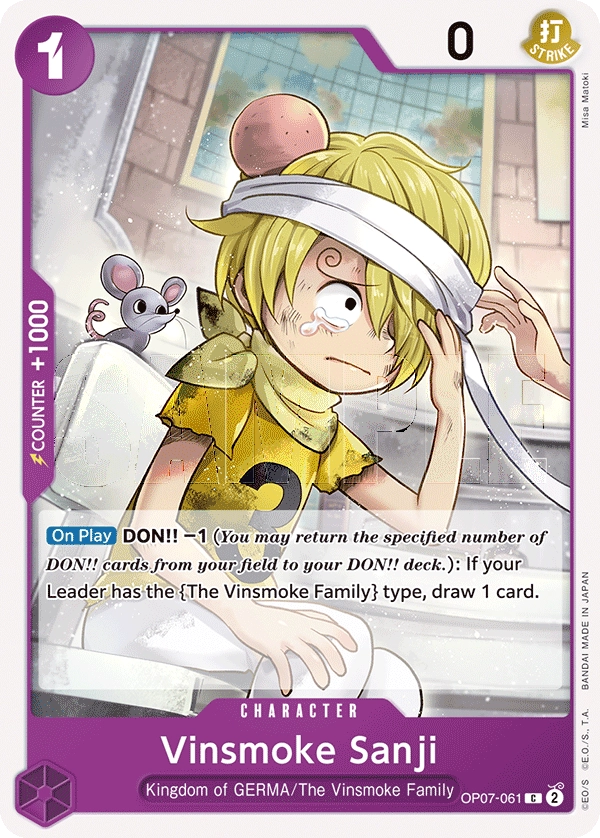 Carta Vinsmoke Sanji (OP07-061)