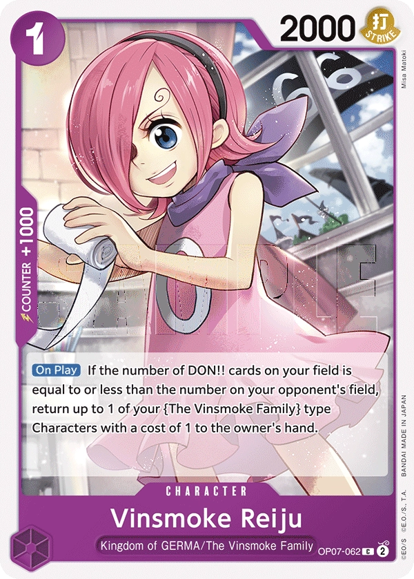 Carta Vinsmoke Reiju (OP07-062)