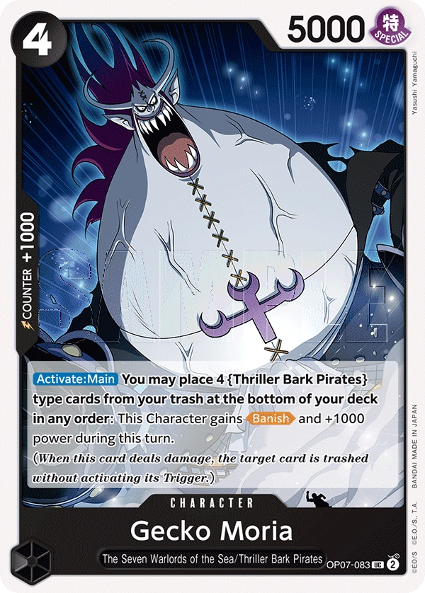 Carta Gecko Moria (OP07-083)