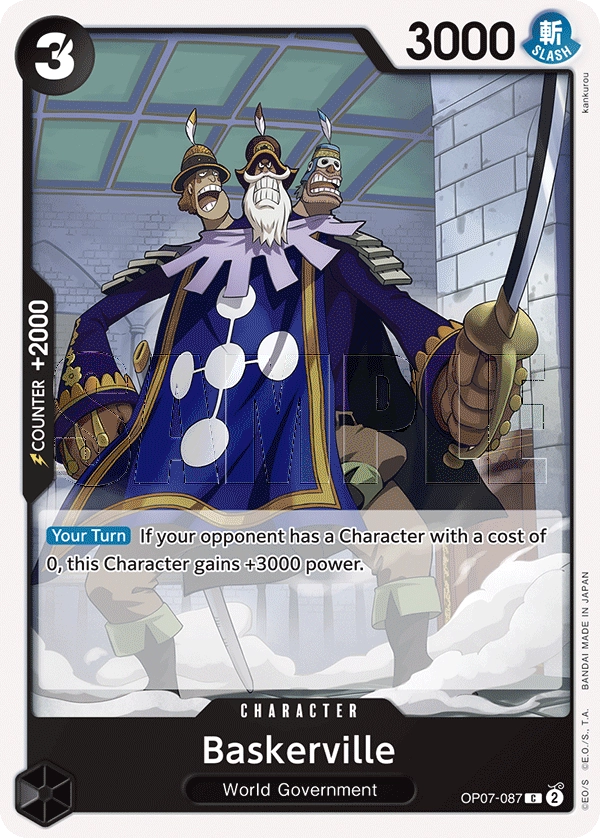 Carta Baskerville (OP07-087)